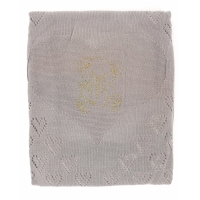 Плед "Мишка" коричневый